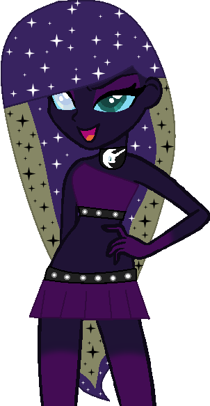 Equestria Girl By Aleufreedom - Cartoon (302x583)