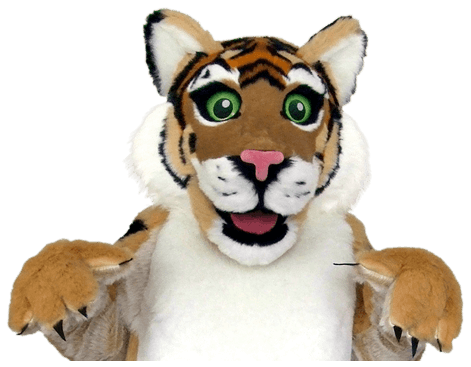 Realistic Tiger Costume For Kids - High Quality Realistic Tiger Mascot Costume (471x367)
