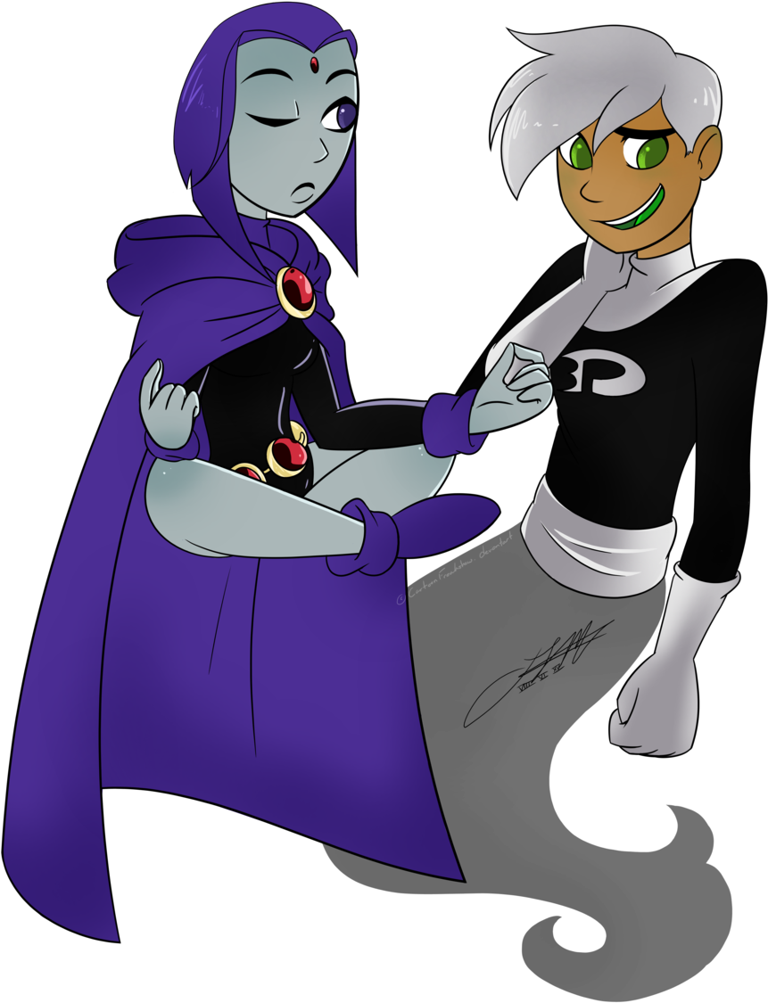 Cartoonfreakshow C - Danny Phantom And Raven (1024x1229)