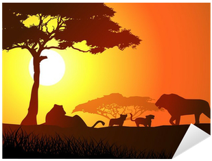 Acacia Tree Silhouette Clip Art (400x400)