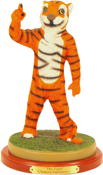 Promotional Tiger Mascot Stress With Custom Logo For - Stuffed Toy (354x600)