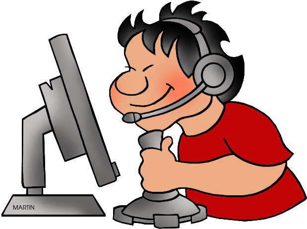 Toys And Games Clip Art By Phillip Martin, Online Games - Computer Games Clipart (648x489)