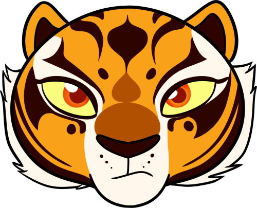 Tiger Head Clipart - Tiger (500x405)