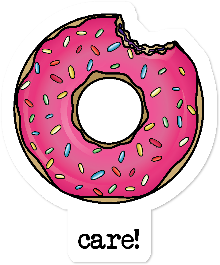 Donuts Sticker Adhesive Redbubble - Donuts Sticker Adhesive Redbubble (962x962)