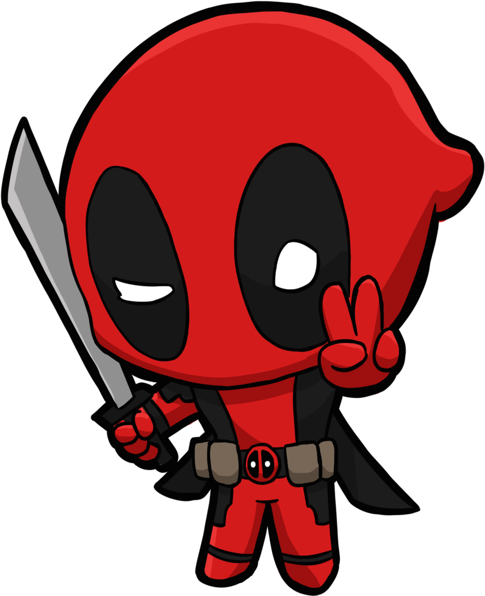 A Request From My Father - Deadpool Chibi Png (1024x1178)