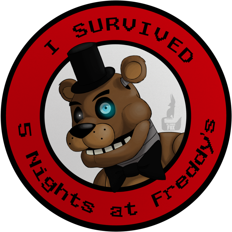 I Survived Five Nights At Freddy's [on Redbubble] By - Hislifeformylife Five Night Of Freddie's Birthday Boy/girl (900x900)
