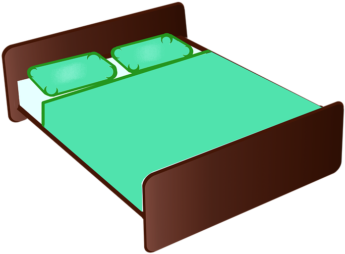 Cartoon Bed Cliparts - Furniture (960x635)