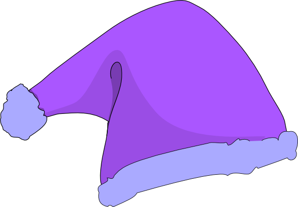 Cap Clipart Purple Hat - Sleeping Cap Clipart (600x418)