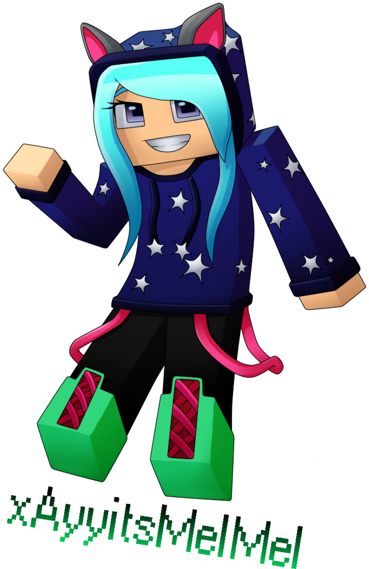 Star By The Pokita D6ckln4 Minecraft Pinterest - Minecraft Girl Skin Animated (720x1110)