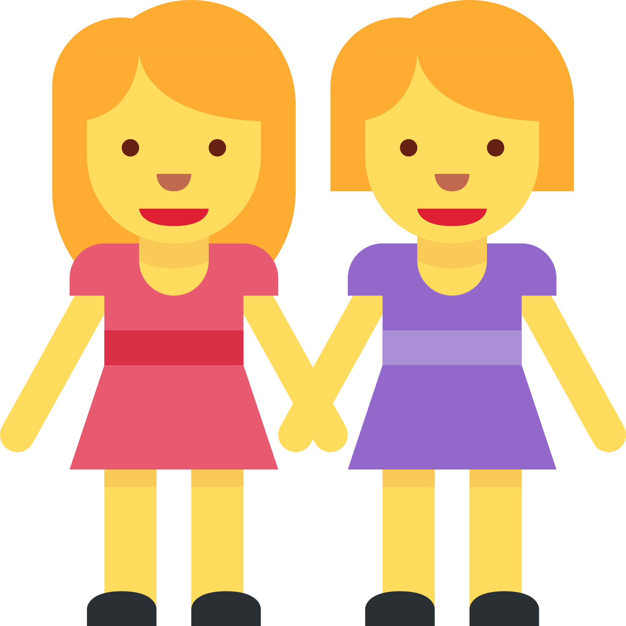 Twitter - Emojis De Dos Mujeres (2048x2048)