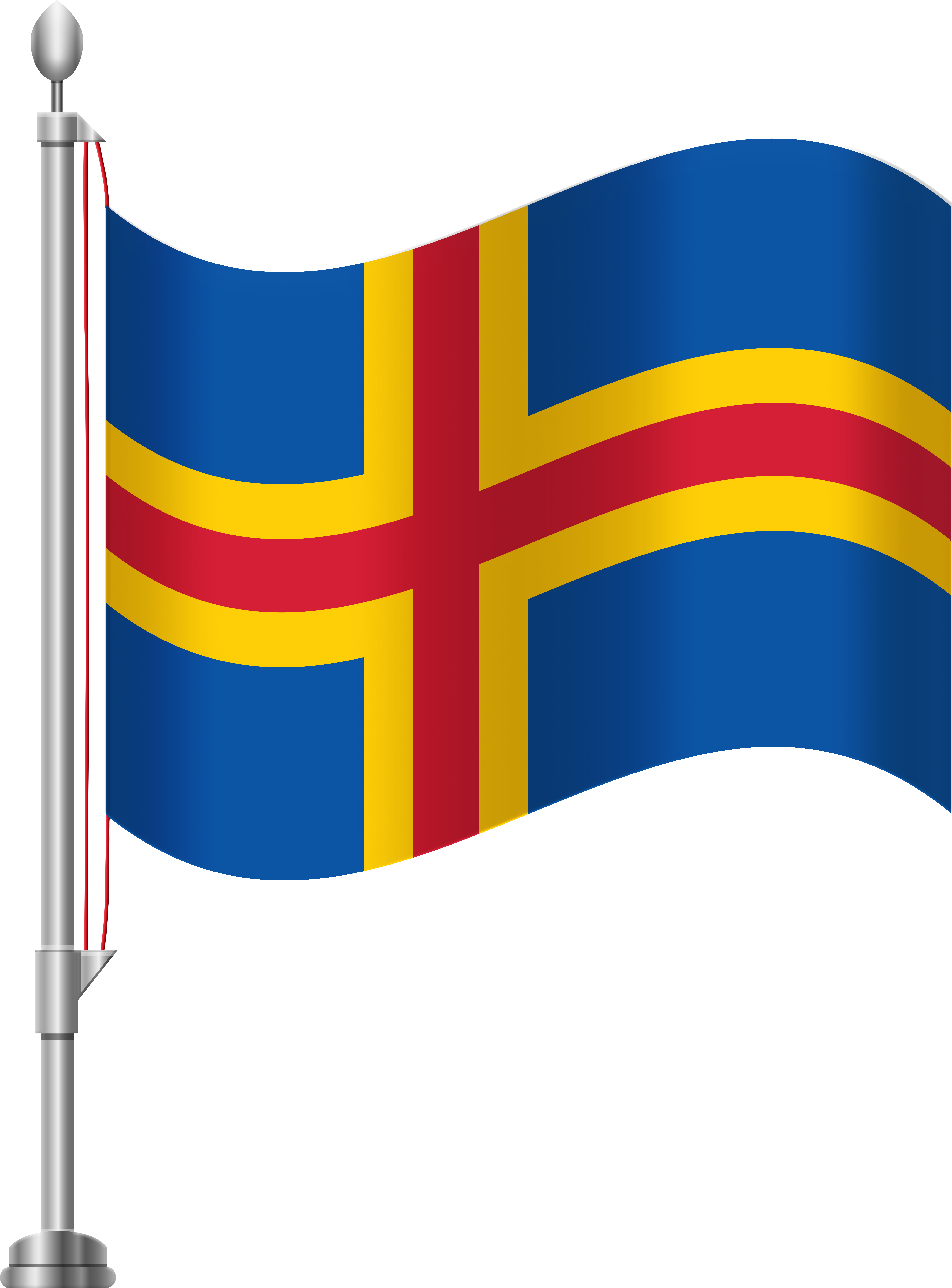 Aland Islands Flag Png Clip Art - Aland Islands Flag Png Clip Art (6141x8000)