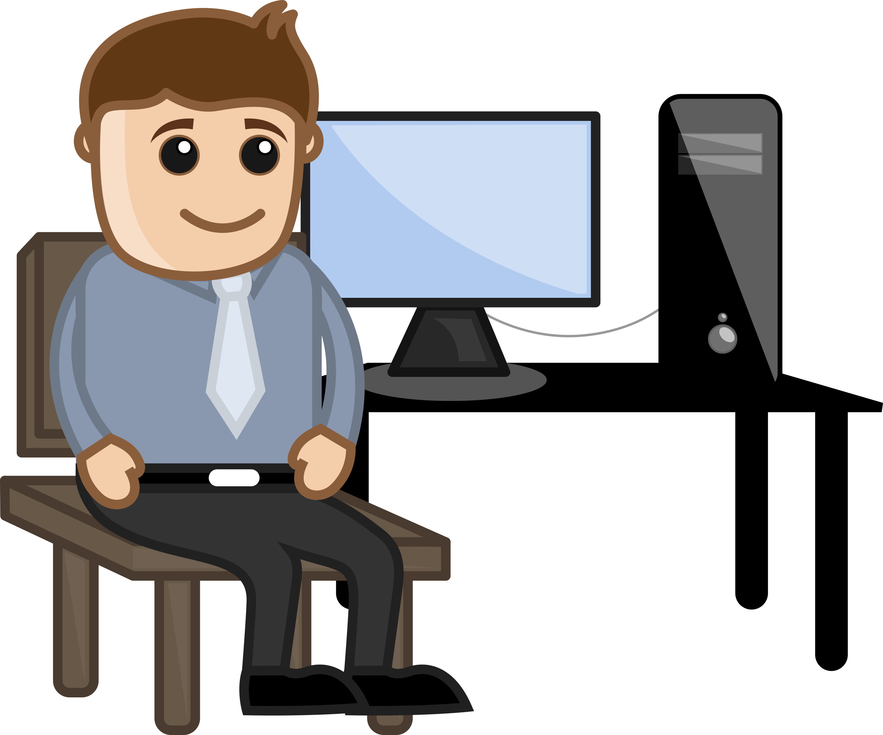 Computer Teacher - Programador De Computadoras Dibujo (3000x2500)