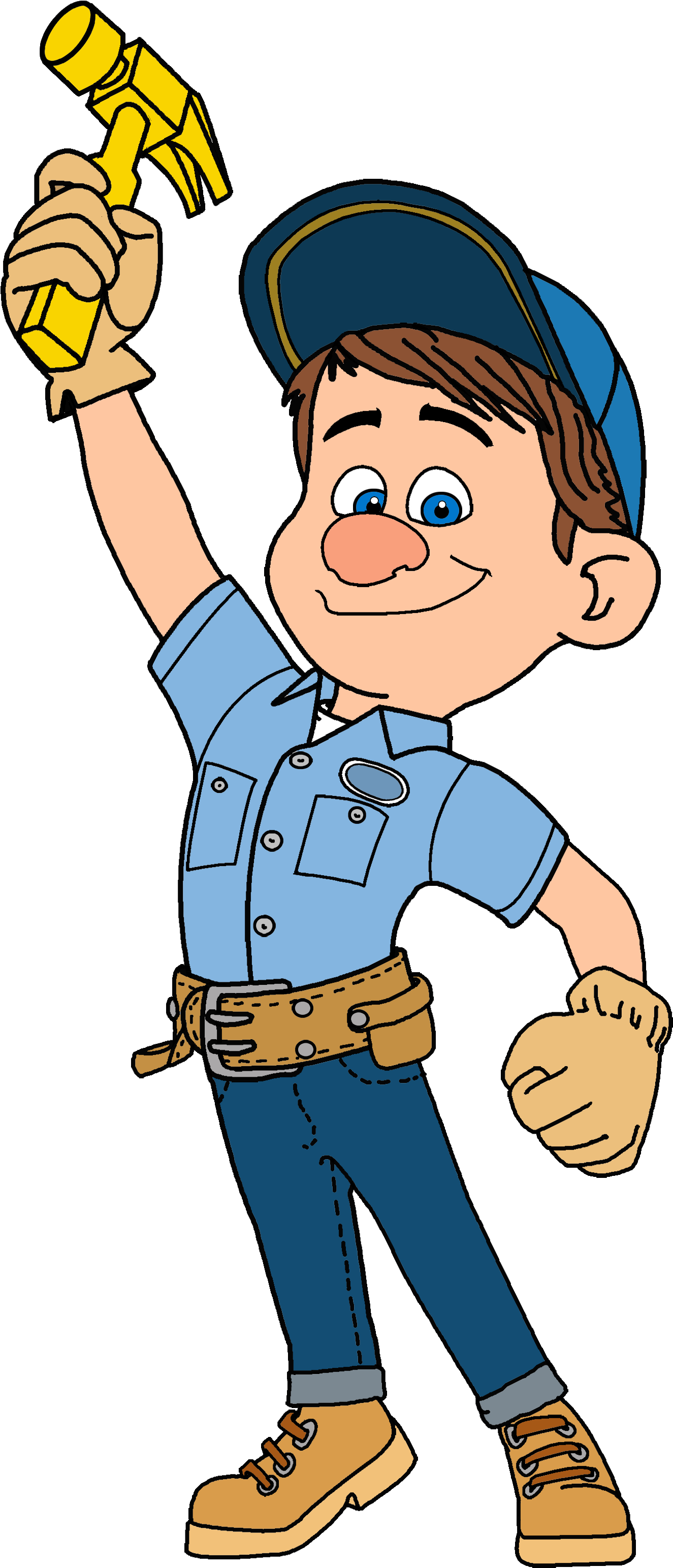 Fix-it Felix Miscellaneous Render By Fredericko007 - Fix Cartoon Png (1397x3128)