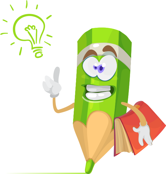 Clipart Aklına Fikir Gelen Kalem - Illustration (604x600)