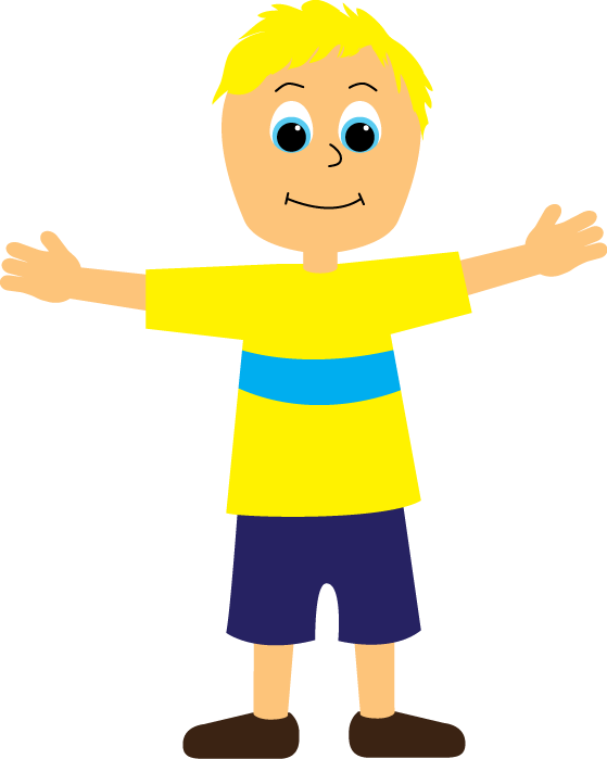 Omk Is Now Working With Illustrator Brian Rees To Update - Boy With Yellow Hair Cartoon Character (559x699)