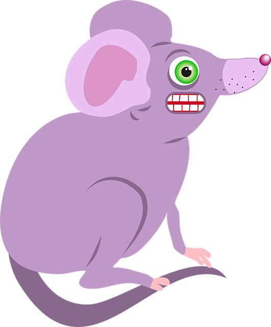 Mouse, Animal, Cartoon, Rodent, Mammal, Angry, Wild - Knaagdieren Cartoon (531x640)