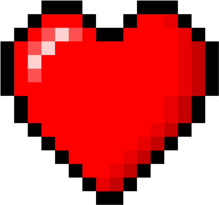 Happy Valentines Day, Romance In Video Games - Minecraft Heart (800x800)