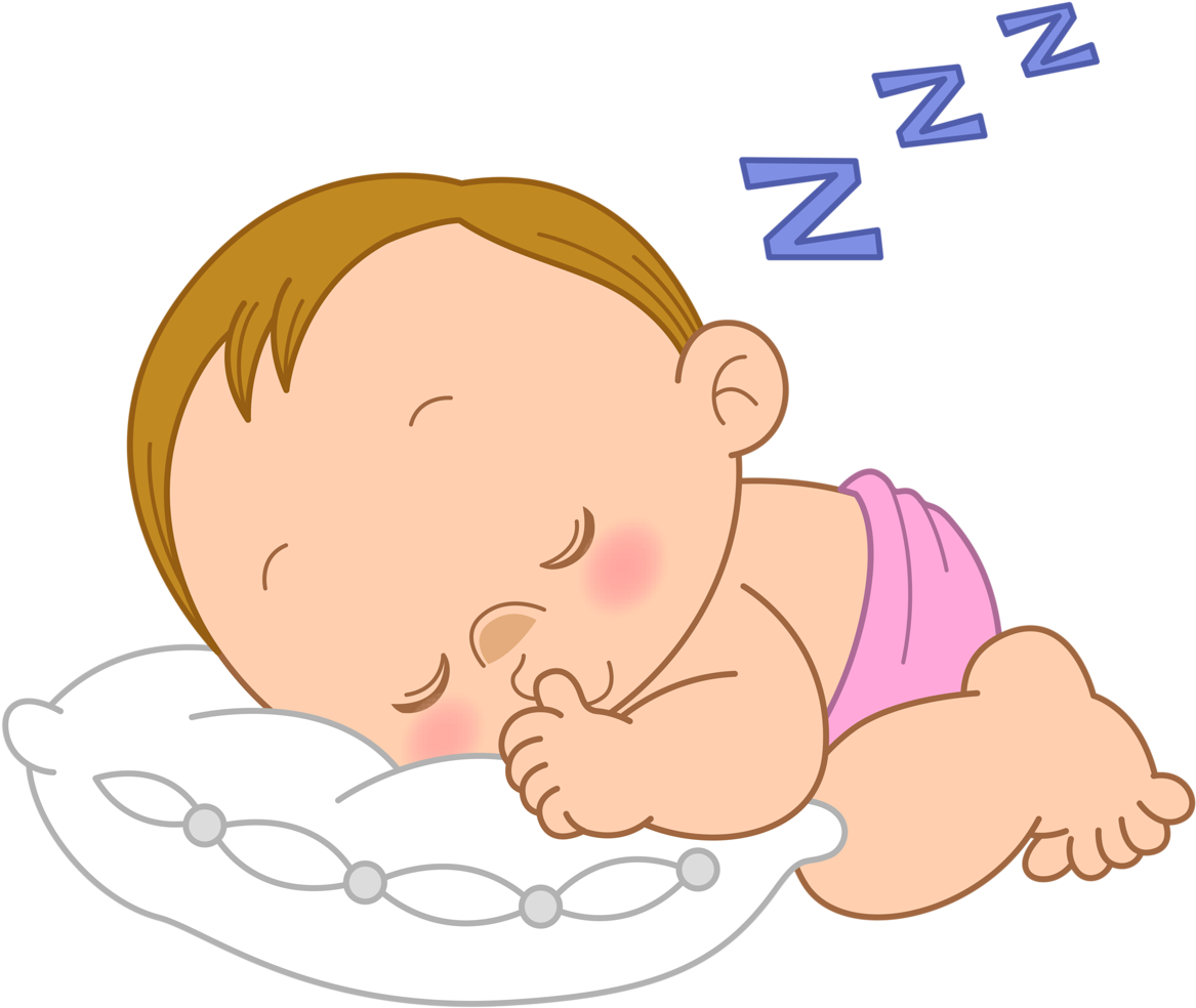 Bebê & Gestante - Sleeping Baby Cartoon Png (1280x1097)