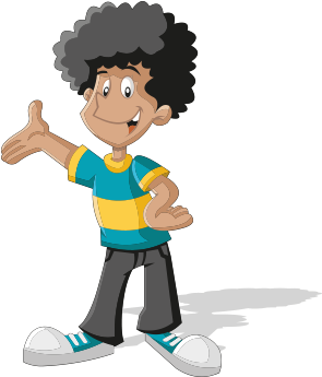 Clipart Bonus Kafa Erkek Çocuk - Cute Cartoon Happy Family Clipart (378x452)