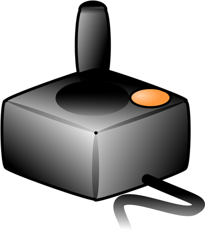 Atari Joystick Clipart - Atari Joystick Clipart (414x500)