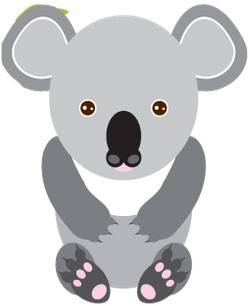 Koala Bear Clipart Australian Animal - Euclidean Vector (342x399)