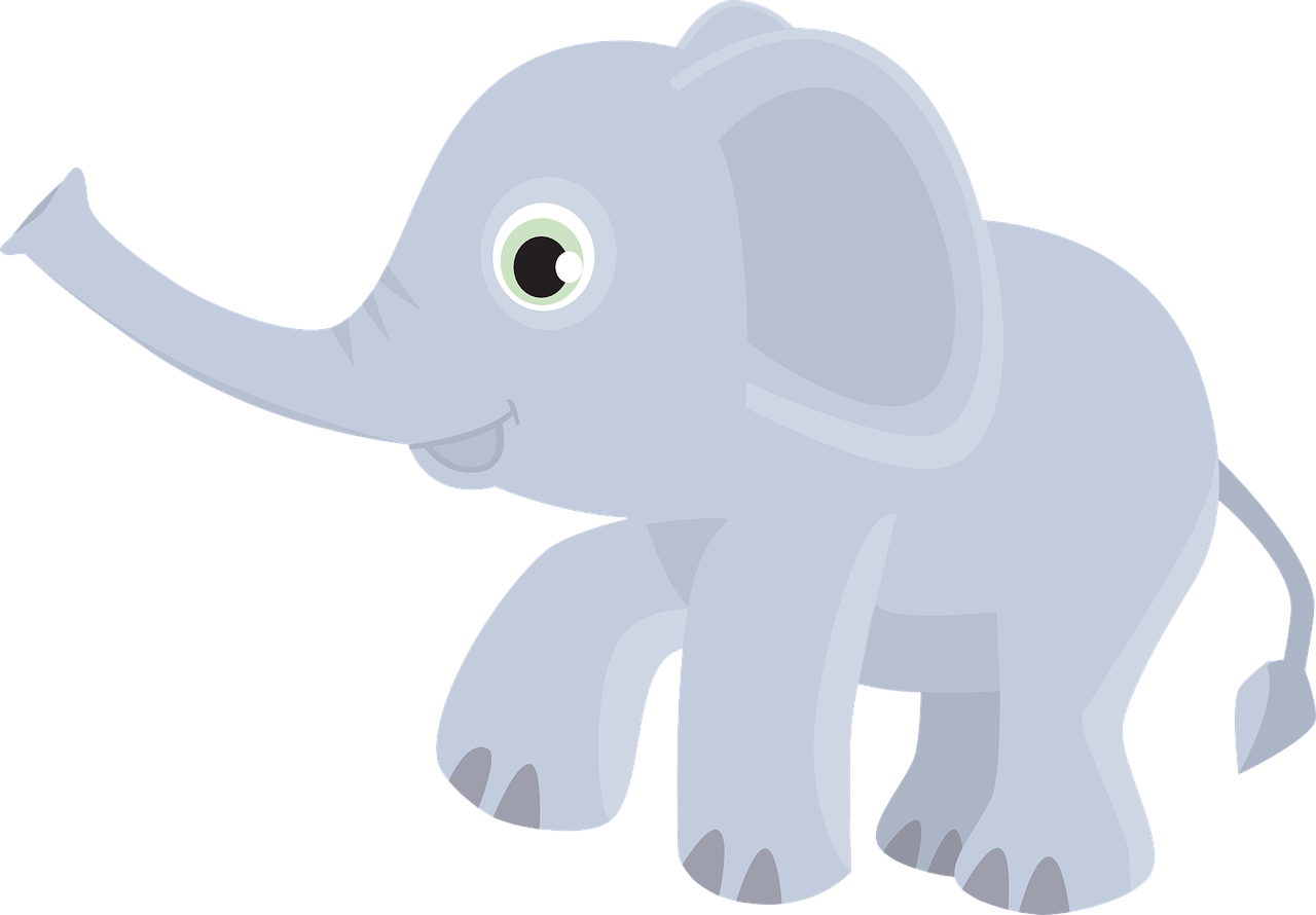 Elephant Animal Trunk Africa Png Image - ช้าง ภาพ กราฟฟิก (1280x890)