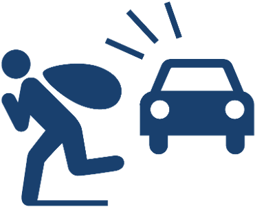 Stolen Laptop Clipart - Car (397x400)