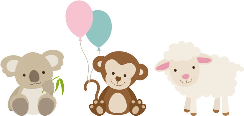 Baby Animals Stickers, Cute Animals Sticker, Cheap - Cute Baby Animals Cartoon (800x800)