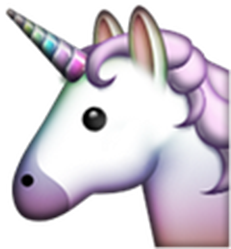 Animal Emoji Clipart - Unicorn Emoji (500x350)
