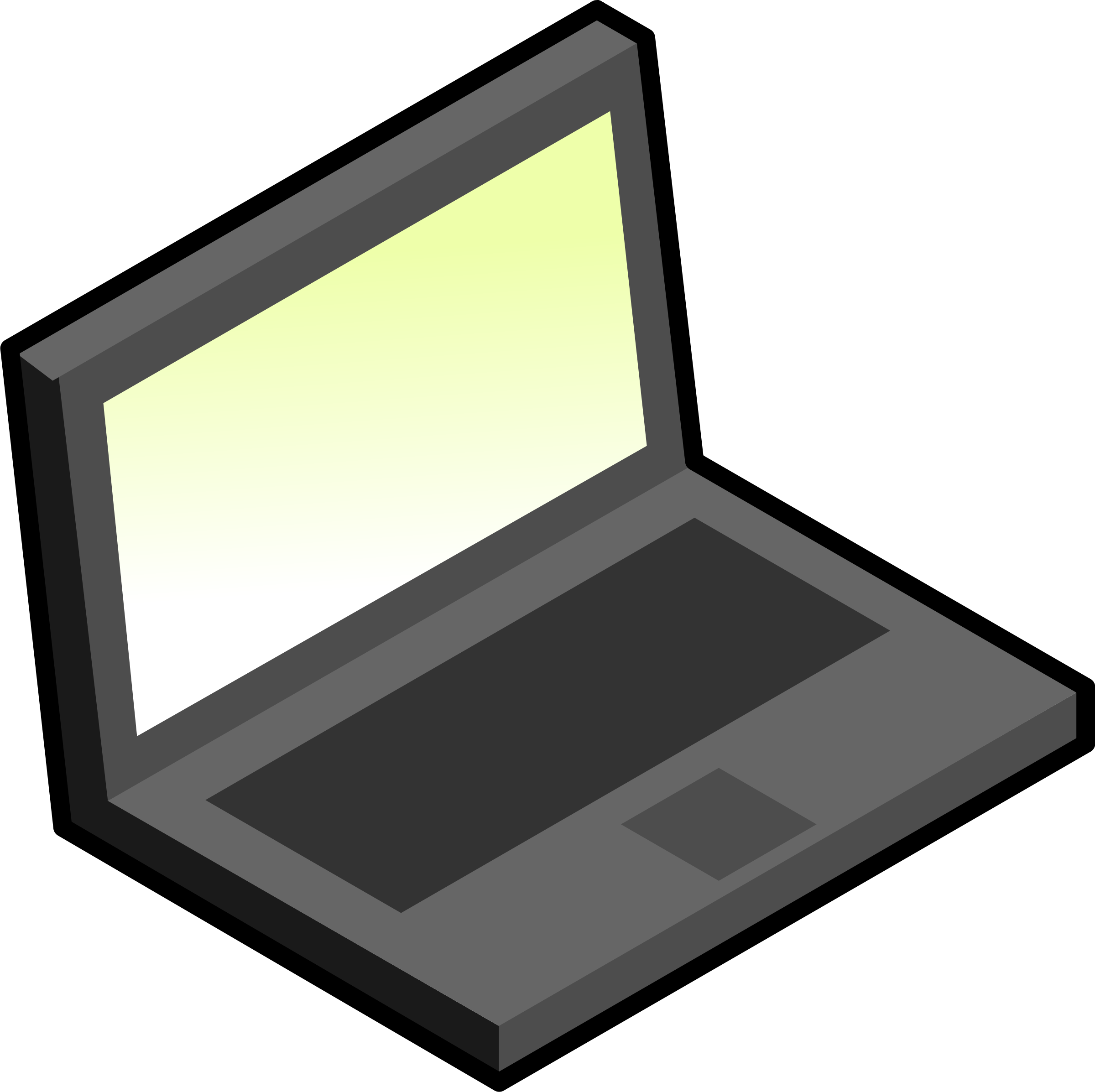 Clipart Simple Laptop - Laptop Png Clipart (2400x2394)