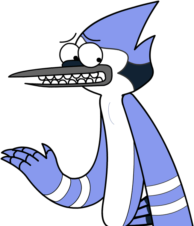 Mordecai Nalgonsito By Kol98 On Clipart Library - Regular Show (800x800)