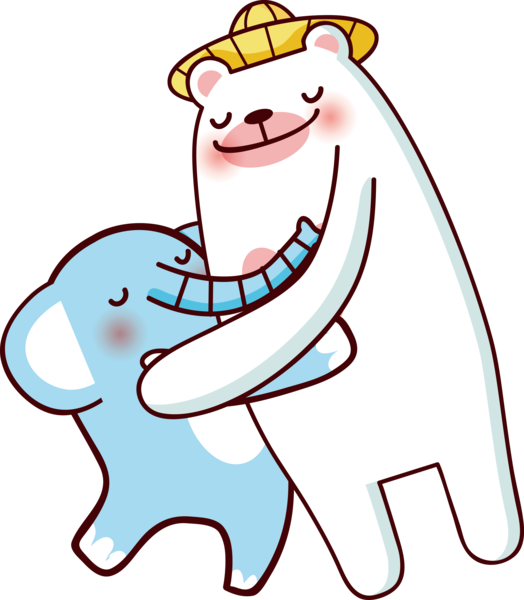 Bear Elephant Cartoon Clip Art - Bear Elephant Cartoon Clip Art (524x600)