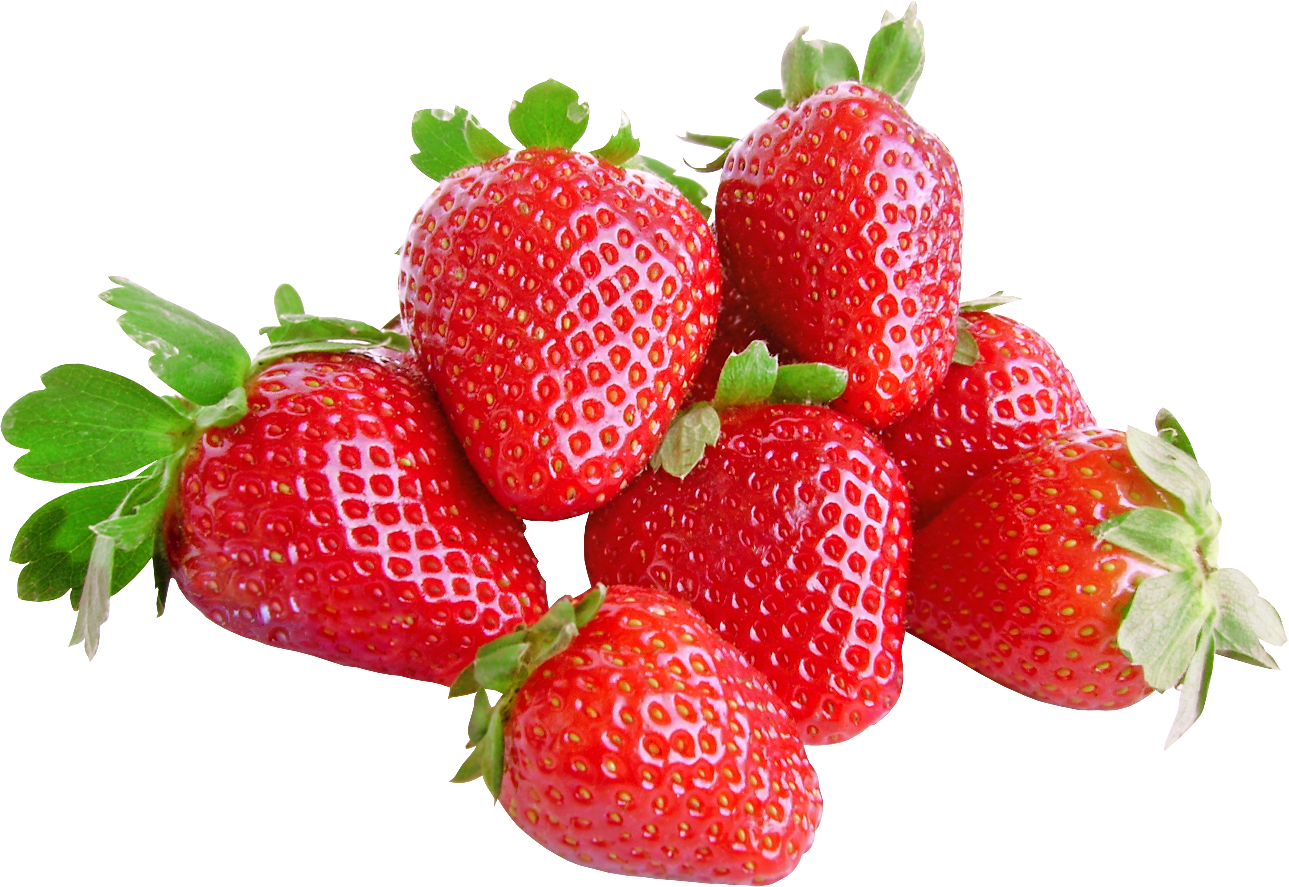 Strawberry - - Food On A White Background (2689x1920)