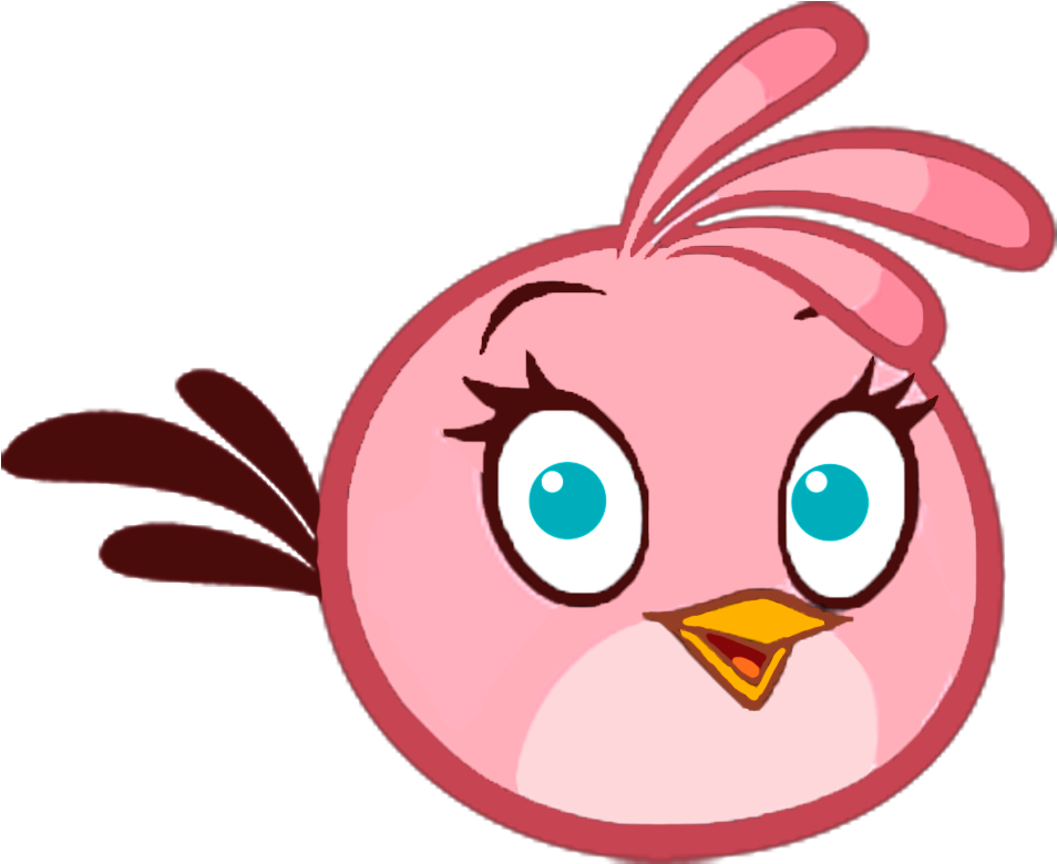 Angry Birds Remastered - Angry Birds Pink Bird (957x787)
