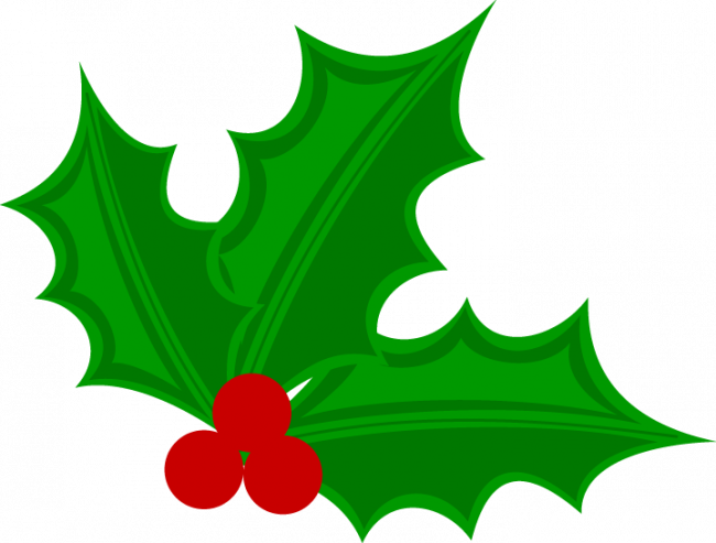 Christmas Holly Clipart Christmas Holly Clipart Nice - Christmas Holly Clipart Png (650x493)