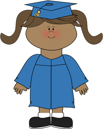 College Scholarship Clipart Description Of - Child Graduation Clipart (360x450)
