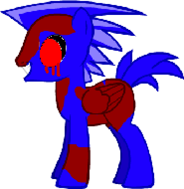Exe Pony By Siamthefox - Robbie Rotten (370x380)