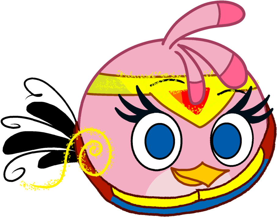 Angry Birds Stella As Wonder Woman By Fanvideogames - Angry Birds Stella (1024x780)