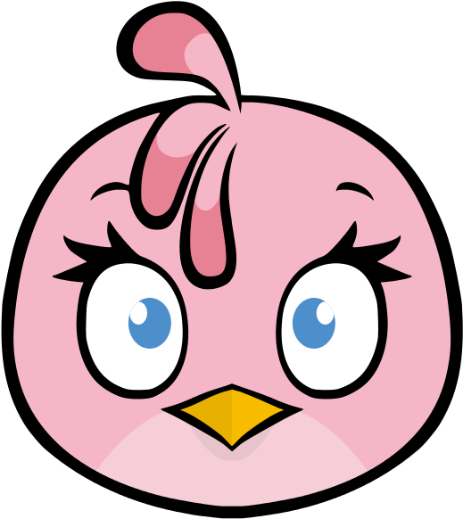 Stella Front Sprite By Tbalazs2000 - Angry Birds Remastered (535x599)