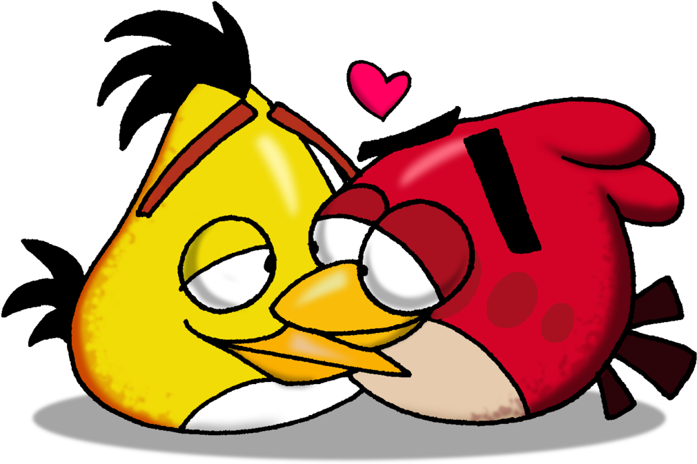 Angry Birds Chuck Y Red - (1024x703) Png Clipart Download
