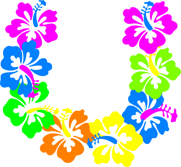 Flower Lei Clip Art With No Licence - Clip Art (600x553)