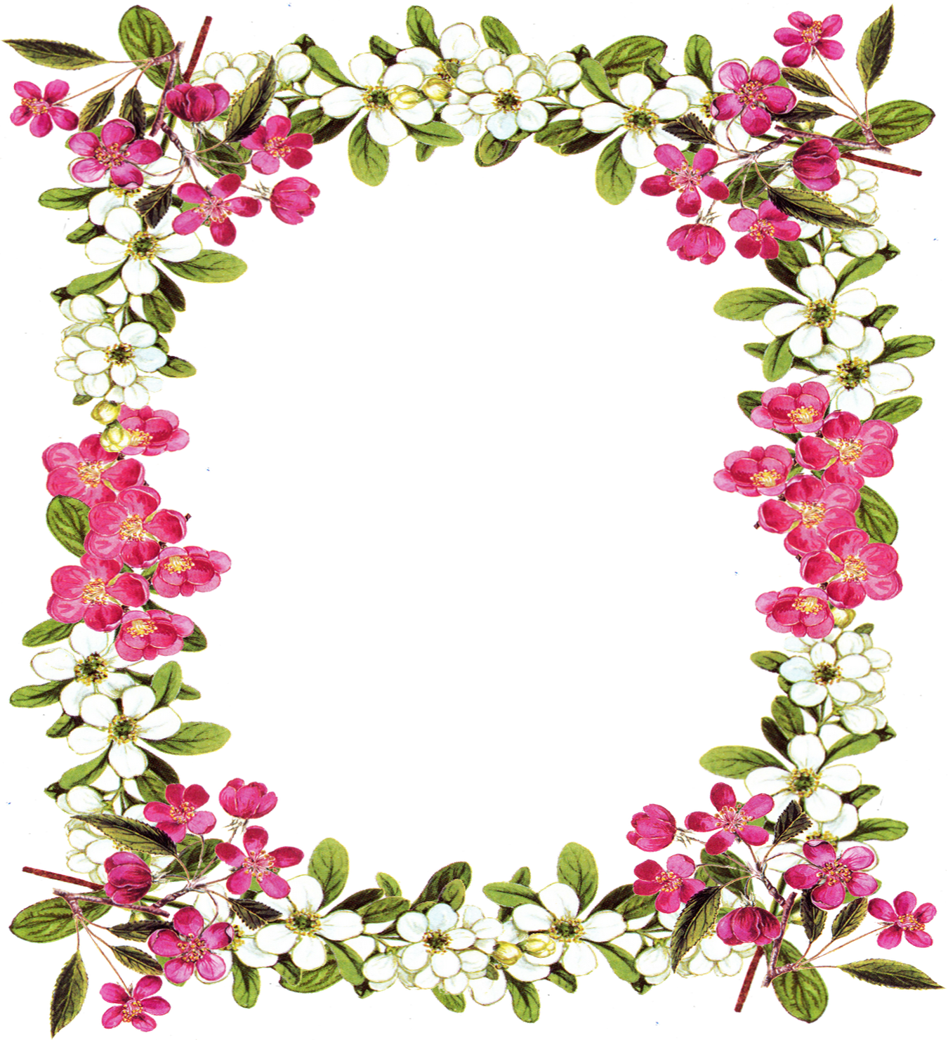 Flower Clip Art - Flower Clip Art (1350x1481)