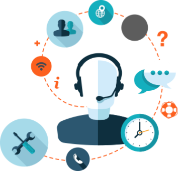 Onsite Ict Support - Help Desk Ticketing System Icon (354x341)