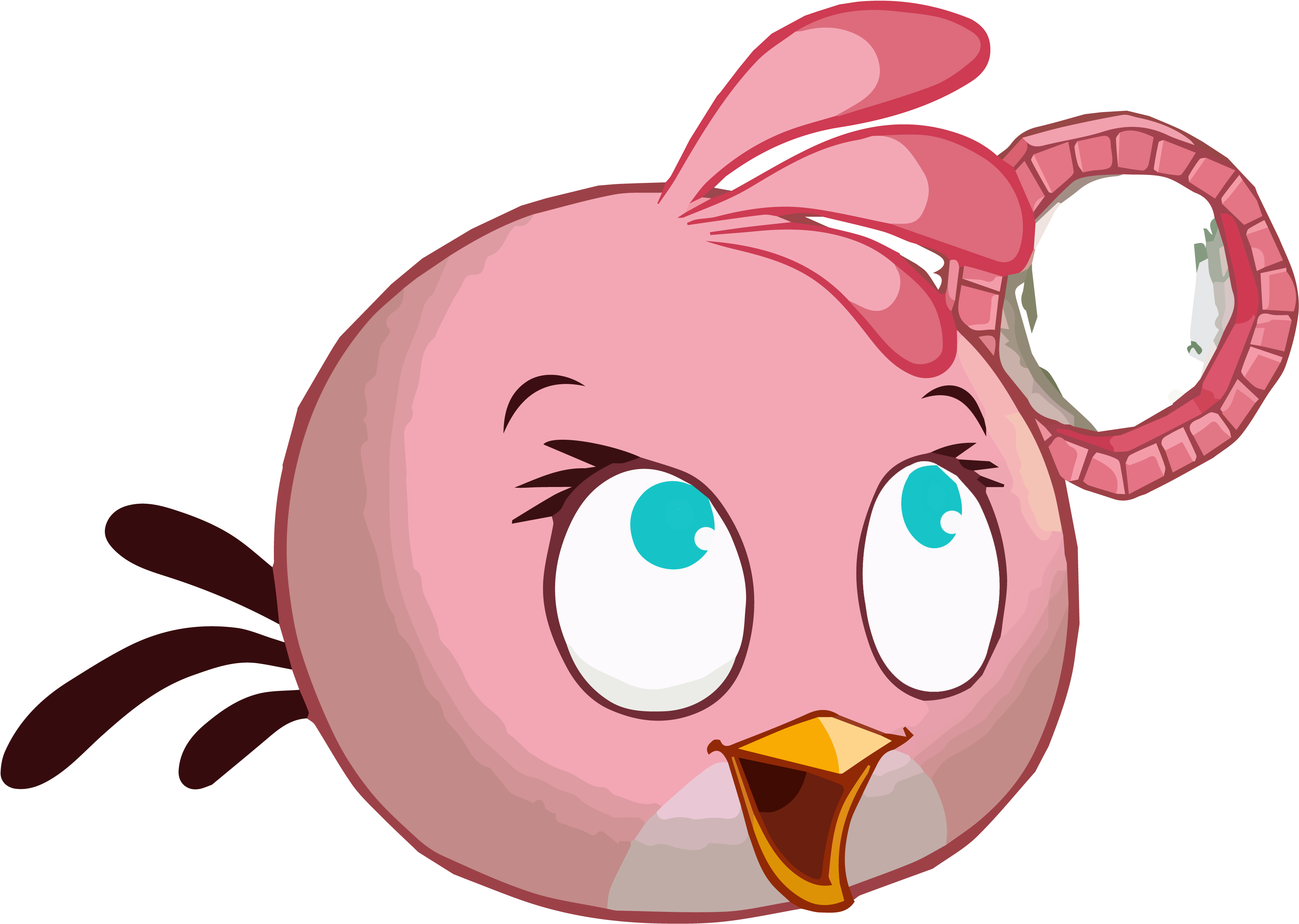 Angry Birds Pink Bird (3400x3400)