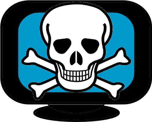 Photos Of Latest Computer Virus News - Skull And Crossbones Pillow Case (600x519)