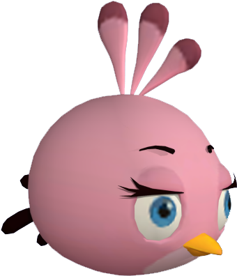 Angry Birds Go Stella Cgi - Angry Birds Go Characters Stella (370x404)