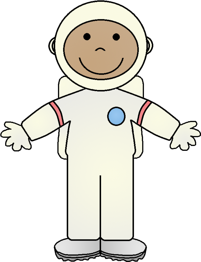 Free Printable Astronaut Mask - Astronaut Clipart No Background (691x886)