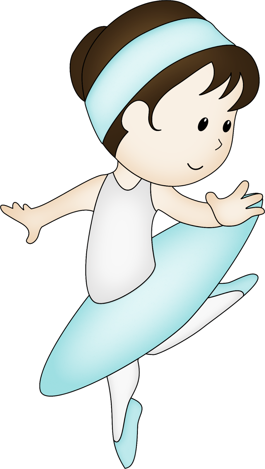 Pretty Ballerinas Clip Art - Solfège (905x1600)