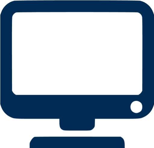 Campus Computer Labs - Tv Icon In Red (512x512)