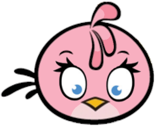 Stella New Front Style By Abfrozen - Angry Birds Pink Bird (600x450)